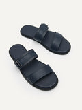 PEDRO MEN Backless Dress Sandals Navy PM1-86380137