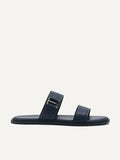 PEDRO MEN Backless Dress Sandals Navy PM1-86380137