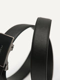 PEDRO MEN Embossed Leather Automatic Belt Black PM3-15940211