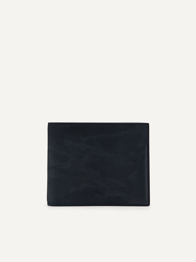 PEDRO MEN Leather Bi-Fold Flip Wallet Black PM4-15940235-1