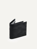 PEDRO MEN Leather Bi-Fold Flip Wallet Black PM4-16500071