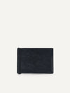 PEDRO Men Leather Bi-Fold Card Holder with Money Clip