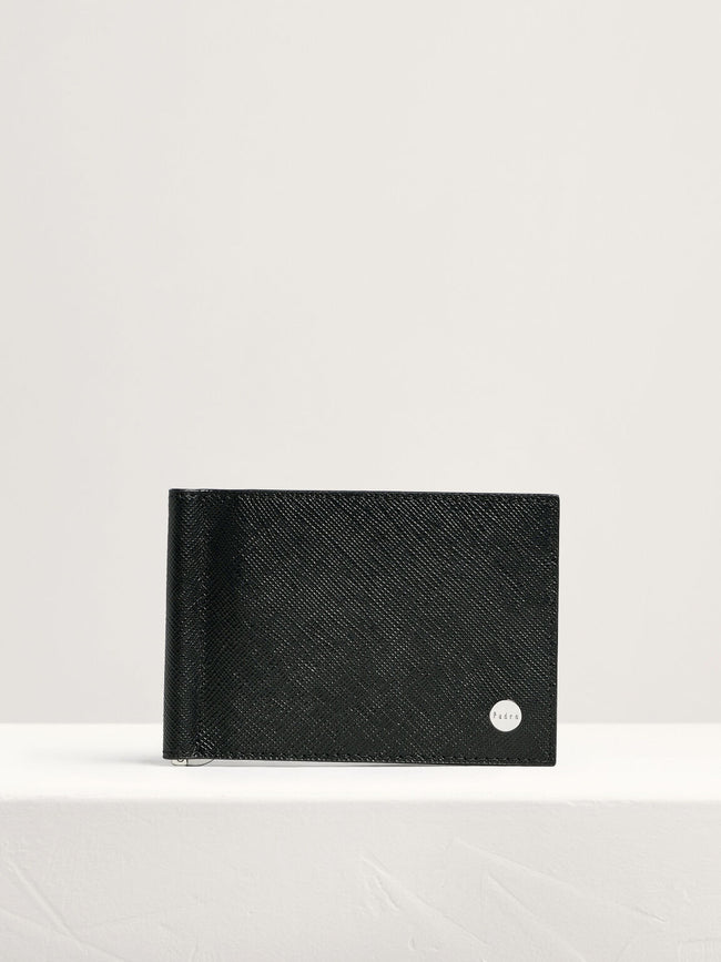 PEDRO Leather Bi-Fold Card Holder with Money Clip