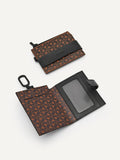 PEDRO Men Icon Leather Card Holder with Lanyard