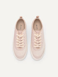 PEDRO WOMEN Pleated Court Sneakers Nude PW1-56210073
