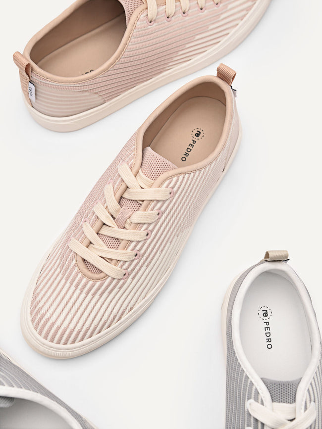 PEDRO WOMEN Pleated Court Sneakers Nude PW1-56210073