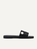 PEDRO WOMEN Orb Square Toe Sandals Black PW1-65110056