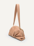 Pedro Lyra Ruched Clutch PW2-25210017 Nude