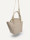 PEDRO WOMEN Orb Leather Handbag Taupe PW2-55210034