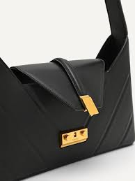 Pedro Studio Farida Leather Shoulder Bag - Black
