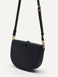 PEDRO WOMEN Varvara Leather Shoulder Bag Black