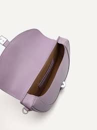 PEDRO WOMEN Varvara Leather Shoulder Bag Lilac
