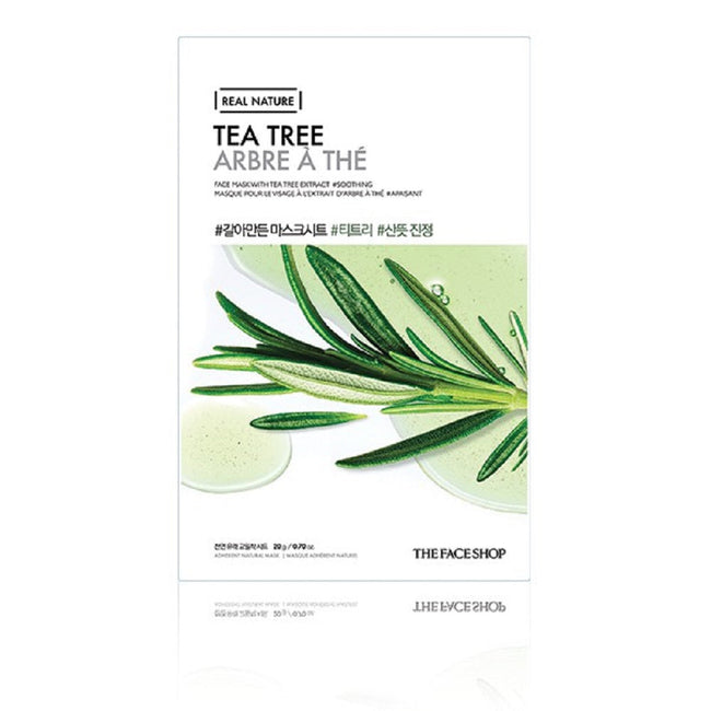 THEFACESHOP REAL NATURE TEA TREE FACE MASK(GZ)